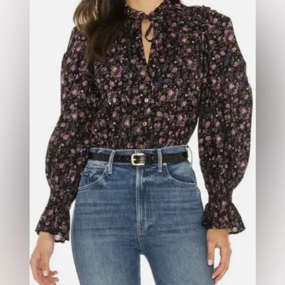 Free People Meant To Be Smocked Blouse size S